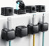 Cord Organizer Holder, 8 Pack Magnetic Desk Cable Clips Management, Hide Phone Charging Cable Keeper, Strong Adhesive Wire Charger Holder for Nigh...