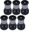 6PCS Lawn Sprinkler Garden Sprinkler, 360° Rotating Buried Spray Nozzle Large Area Coverage Automatic Lawn Sprinkler Heads G1/2 Female Thread Adju...