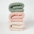 Baby Swaddle Receiving Blankets with Matching Beanie Set Newborn Nursery Swaddle Wrap for Baby Girls and Boys (Green)...