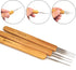 6 Pieces Dreadlock Crochet Hook Set Including Dreadlocks Crochet Hair Weaving Needle Tool 1 Pieces 1 Hook + 1 Pieces 2 Hooks + 1 Pieces 3 Hooks + ...