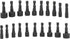 NEIKO 10068A Nut Driver Set, For Impact Drill and Driver, 20 Piece, 1/4” Hex Small Nut Driver Bit Set, Metric and Standard, 4-12 mm & 5/32”-1/2”, ...
