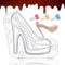 High Heel Chocolate Mold 3d Shoe Candy Mold Birthday Cake Molds chocolate Platform High Heel Mold Large Chocolate Molds 3d Fondant Heel Mold...