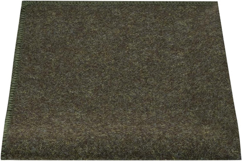 King & Priory Luxury Earth Green Donegal Tweed Pocket Square, Handkerchief, Tweed...