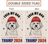 GAGEC Golden Doodle Garden Flag Even My Dog Is Waiting For Trump 2024 Vertical Burlap Double Sided Dog Outdoor Decor Yard Lawn Home Decoration 12....