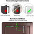 homyfort Over the Door Shoe Organizer, Hanging Shoe Rack Storage Holder with 24 Large Pockets for Closet Door, Men Women Kids Shoes, Cruise (Black...