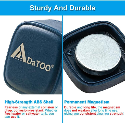 Aquarium Mini Magnetic Scrubber Scraper Small Fish Tank Cleaner Nano Glass Aquarium Cleaning Tools with Super Strong Magnet...