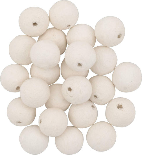 Lia Griffith PLG42001 Cotton Spun Paper Balls, 15 mm, White 24 Count...
