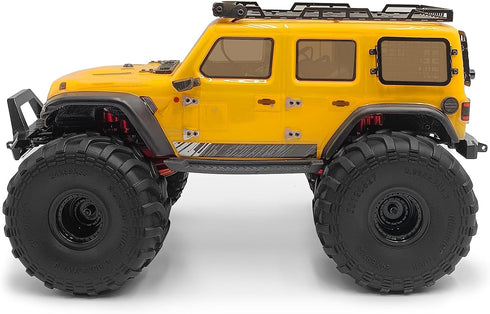 RCHUBAM 1.0" Wheel and Tire Set 4Pcs 69mm * 33mm Large Sticky Crawler Tires with Wheels for 1/18 TRX4M 1/24 Scale RC Crawler Car Axial SCX24 Upgra...