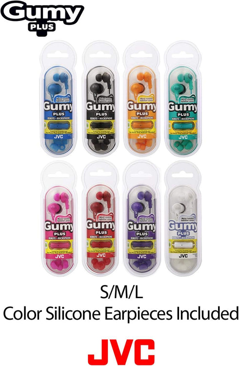 JVC HAFR6V Gumy Plus Headphones (Violet)...