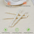 MON2SUN Dog Rawhide Twist Sticks Natural 5 Inch Thin Sticks Rawhide Chews Dog Treats for Puppy and Small Dogs 60 Count...