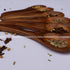 Wooden Small Spoons for Spices, Sugar Jar/Bowl, Spice Jar, Herbs, Salt, Condiments, Tea, and Coffee - Wooden Teaspoon, Wood Small Scoop for Bath S...