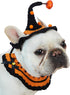 Cat Halloween Hats Handmade Crochet Pet Hat Dog Halloween Master Costumes Cap Cat Cute Accessory for Dogs Cats Pets Hat (S)...