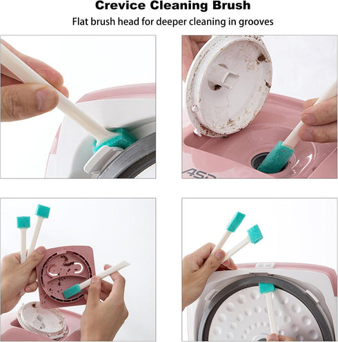 32Pcs Small Cleaning Brushes for Household, Deep Detail Crevice Brush Set Crevice Cleaning Tool for Humidifier, Window Groove, Bottle Cap, Toilet ...