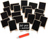 20+1 pcs Wood Mini Chalkboard Sign with Easel Stand Special Event Decorations, Table Numbers Plants, Weddings Place & Birthday Parties Cards, Blac...