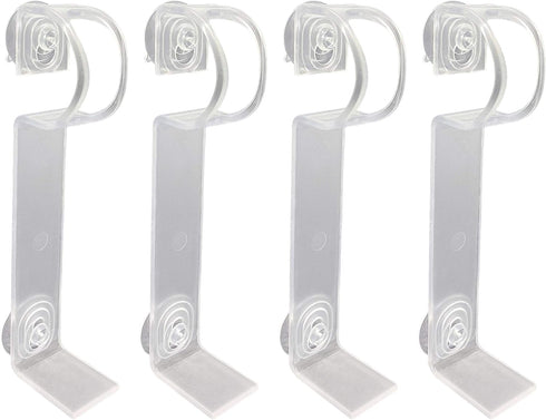 612 Vermont Window Candle Holders with Suction Cups, Plastic L-Shaped Safety Bracket, Fits Most Battery and Electric Window Candles (VT-120, Pack ...