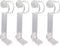 612 Vermont Window Candle Holders with Suction Cups, Plastic L-Shaped Safety Bracket, Fits Most Battery and Electric Window Candles (VT-120, Pack ...