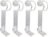 612 Vermont Window Candle Holders with Suction Cups, Plastic L-Shaped Safety Bracket, Fits Most Battery and Electric Window Candles (VT-120, Pack ...