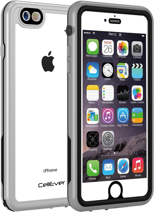 CellEver Waterproof Case for iPhone 6s Plus/iPhone 6 Plus, 5.5-Inch, Clear Waterproof IP68 Certified Shockproof Sandproof Snowproof Full Body Seal...
