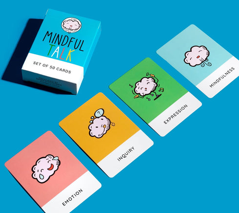 The School of Mindfulness- Mindfulness Game for Kids: Mindful Talk Cards for Children and Parents- for Authentic and Meaningful Conversations…...