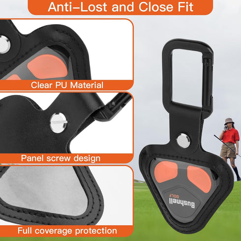 Xxerciz Protective Case for Bushnell Wingman View Golf GPS Speaker Remote Button, Portable Cover Holder with Carabiner, Lightweight, Anti-Scratch,...