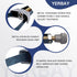 Yerbay Adjustable Oil Filter Wrench Removal Tool 60-120mm Diameter Adjustable Cap Spanner Strap Wrench Repair tool for Motorcycle Car...