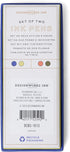 DesignWorks Ink Luxury Color Block Giftable Pens - Set of 2 - Cobalt + Army Green...