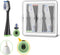 Brush Heads for Waterpik Complete Care 5.0/9.0 (4-Pack, Black)...