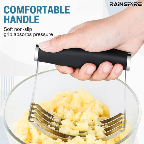 Pastry Cutter For Baking, Heavy Duty Pastry Blender Stainless Steel, Thick Sharp Blades Dough Blender, Dough Cutter Butter Cutter Pastry for Easy ...
