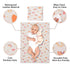 Vegan Leather Baby Changing Mat - Wipeable Portable Changing Pad, Foldable Travel Changing Mat for Baby, Newborns (Rainbow,20"*28")...
