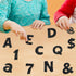 72 Pcs 4 Inch Glitter Bulletin Board Letters Chalkboard Classroom Letters Poster Cut Out Letters for Bulletin Boards with Adhesive Dot Alphabet 0-...