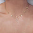 Dainty Beaded Choker Necklaces,14K Gold/Silver Plated Cute Tiny Delicate Coin/Satellite Chain Choker Necklaces for Women...