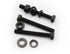 LBY 8 Sets 5/16-18×2-1/2'' Hex Head Screws Bolts(Fully Threaded), Nuts(Heavyd), Flat & Lock Washers Kit, Alloy Steel (Black)...