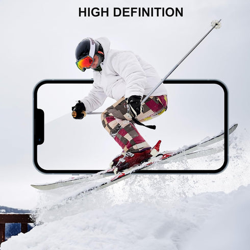 SIBEITU 3 Pack Screen Protector for iPhone 15 Plus with 3 Pack Camera Lens Tempered Glass Protector, 6.7 Inch HD Clear 9H Hardness Full Coverage, ...