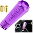 Shift Knob Stick Crystal Transparent Bubble Purple Throw Gear Shifter 15cm...