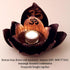 TLT 4.5 Lotus Flower Top with Om Symbol Candle Holder...