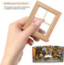 Toyvian 2 Pcs Dollhouse Wooden Windows Miniature Window Frame 1 12 Dollhouse Furniture Mini Window Tiny Wooden Window Models Window Ornaments for ...