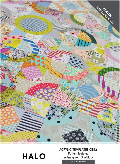 Jen Kingwell Acrylic Template Set - Halo (Jenny from One Block)...