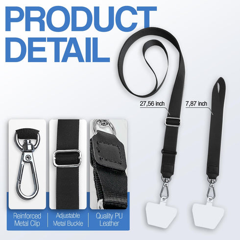 Cell Phone Lanyard Crossbody Phone Strap Phone Lanyards For Around The Neck - Travel Essentials For Women Cruise Must Haves Phone Case With Lanyar...