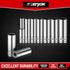 1/4 Inch Drive 12-Point Metric Socket Set, 8-Piece Deep Well Socket Set, CR-V Steel Tool Set, Sizes(6mm, 7mm, 8mm, 9mm, 10mm, 11mm, 12mm, 13mm)...