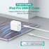 3.3 FT/1M USB C to USB C Cable for iPhone 15/15 Pro/15 Plus/15 Pro Max, MacBook Air MacBook Pro Charger, iPad Pro 13 12.9 11 inch, iPad Air 5 4, M...