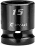 Capri Tools 15 mm Stubby Impact Socket, 1/2 in. Drive, 6-Point, Metric...