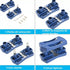 Edge Banding Trimmer, Mini Blue Plastic Woodworking Edge Banding Veneer Manual Trimming Woodworking Tool Hand Edge Band Cutter for Wood, Plywood, ...