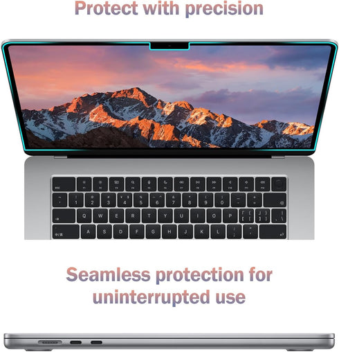 F FORITO 2-Pack Anti Blue Light Matte Laptop Screen Protector Compatible with 2016-2019 MacBook Pro 15 Model A1707 A1990, Eye Protection Anti Glar...