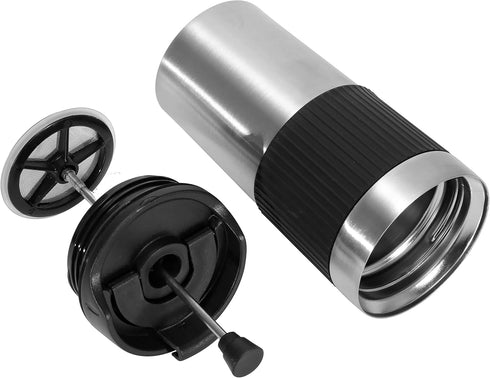 Portable coffee maker, french press, Insulated Mug with double Wall Stainless Steel, 16oz,. French Press Tumbler, French press Mug, Portable coffe...