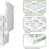 12x12x1 AC Furnace Air Filter, MPR 600, MERV 8 Pleated HVAC Filter, 2 Pack (exact dimensions 11.81x11.81x0.79 inches)...