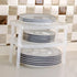 DecoBella Stackable Shelves for Cabinets and Countertop, Storage Organizer 2 Layer Shelves for Undersink, Pantry, Kitchen, Bathroom, Laundry Room,...