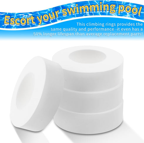 4PCS Climbing Ring Climbing Wheels Rings # 6101611-R4 Replacement for Maytronics Dolphin Robotic Pool Cleaners Fits M200,M400,M500, Nautilus/CC Pl...