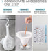 Aquarium Baby Brine Shrimp Sieve Eggshell Separator Artemia Collecting Net Kit 80 Mesh 200 Mesh for Brine Shrimp Hatchery...
