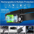 2PCS Headlamp Rechargeable 230° Wide Beam Head Emergency Lamp LED Lights with Motion Sensor for Camping Accessories Gear, Waterproof Head Light Fl...