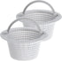 6" above Ground Pool Skimmer Basket Thru-Wall Strainer Basket Filter Basket with Handle to Clean Leaves and Debris (2)...